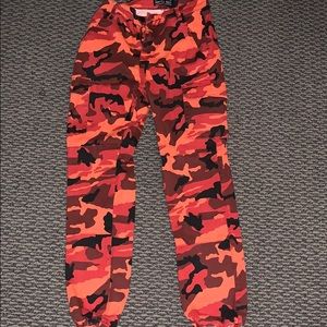 Camouflage cargo pants